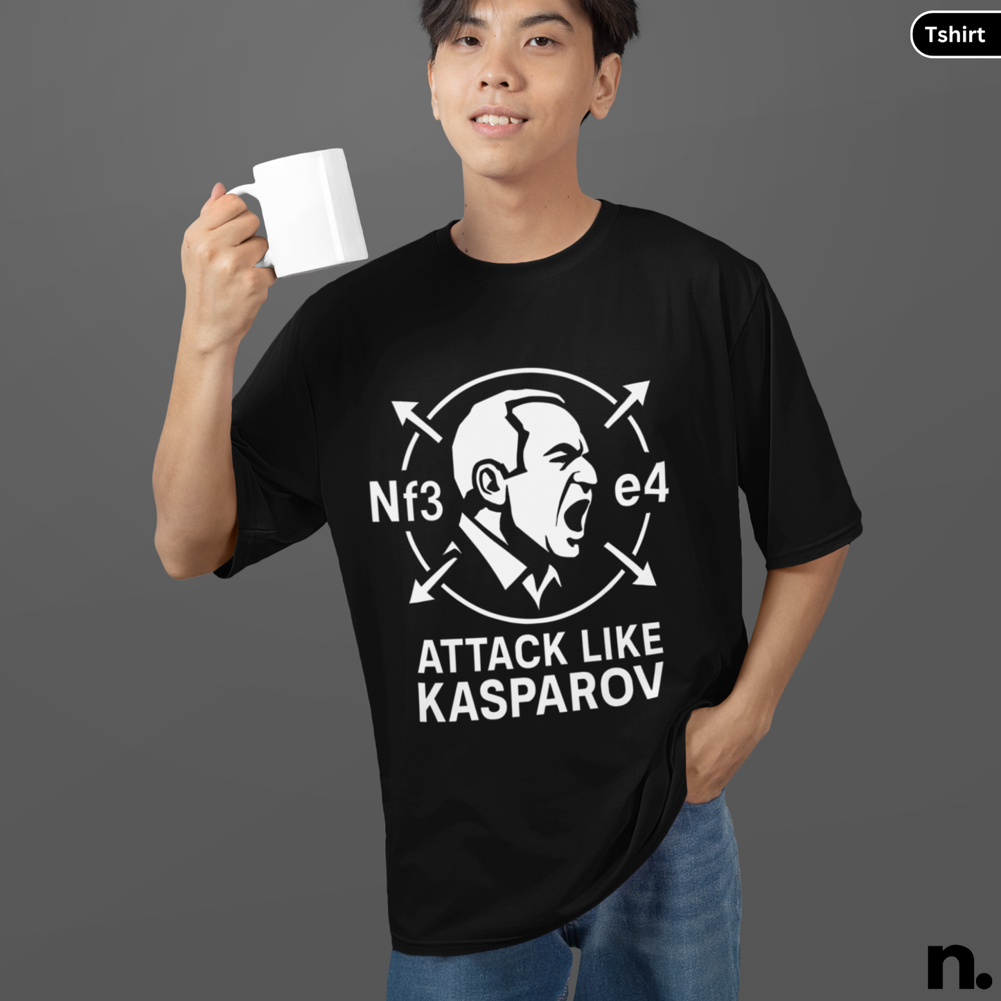 Kasparov Attack Chess Inspired Unisex Tee