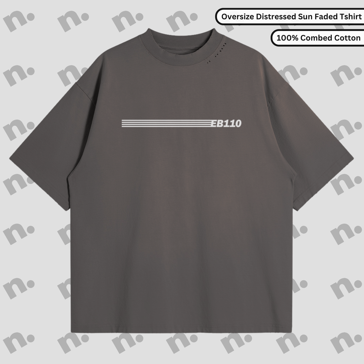 EB110 – “Monaco Dreams on Bologna Steel” Premium Distressed Tee