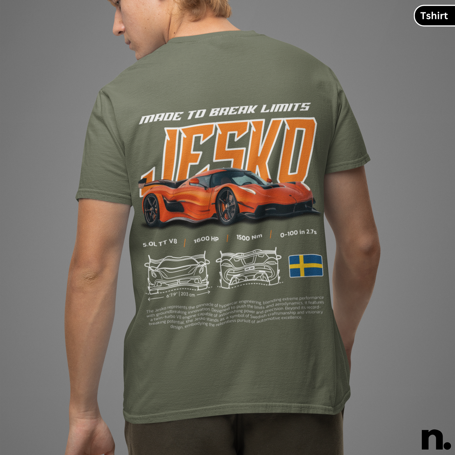 Jesko Poster Style T-shirt