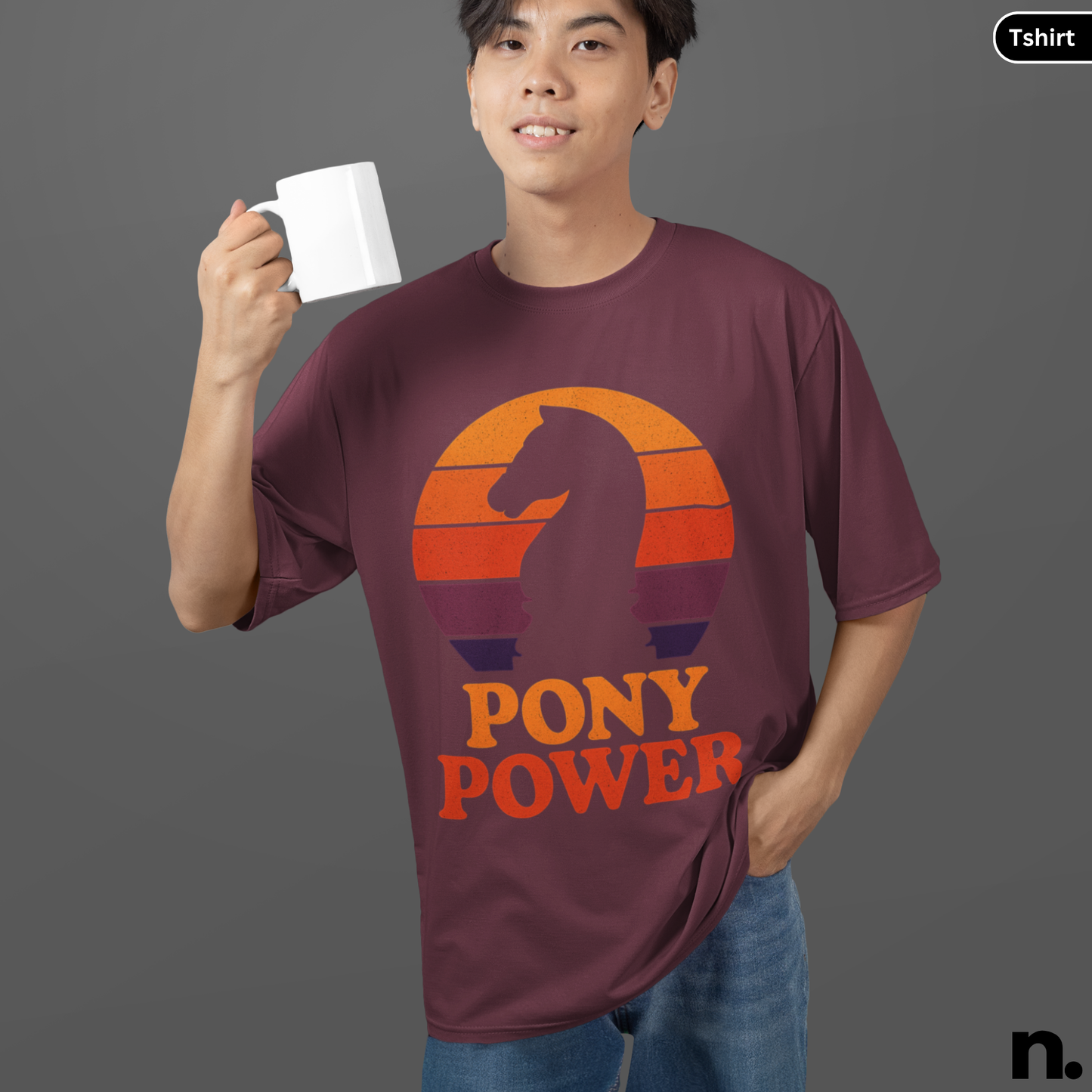 Pony Power Chess Knight Motivational Unisex Tee