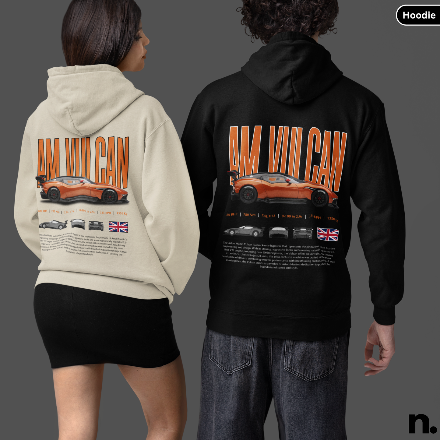 AM Vulcan Poster Style Unisex Hoodie