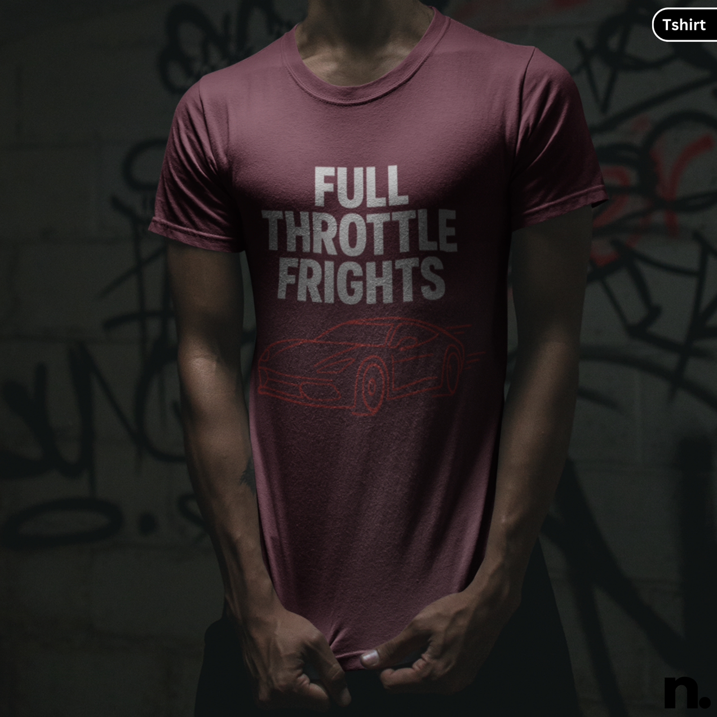 Full Throttle Frights Unisex Halloween Tee