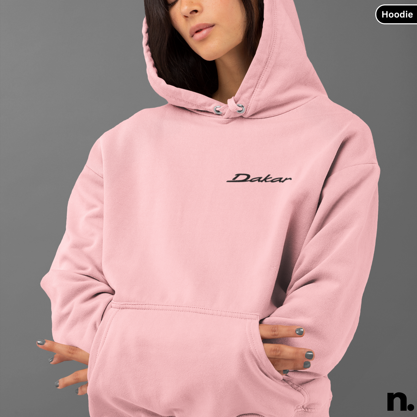 911 Dakar Poster Style Back Print Unisex Hoodie