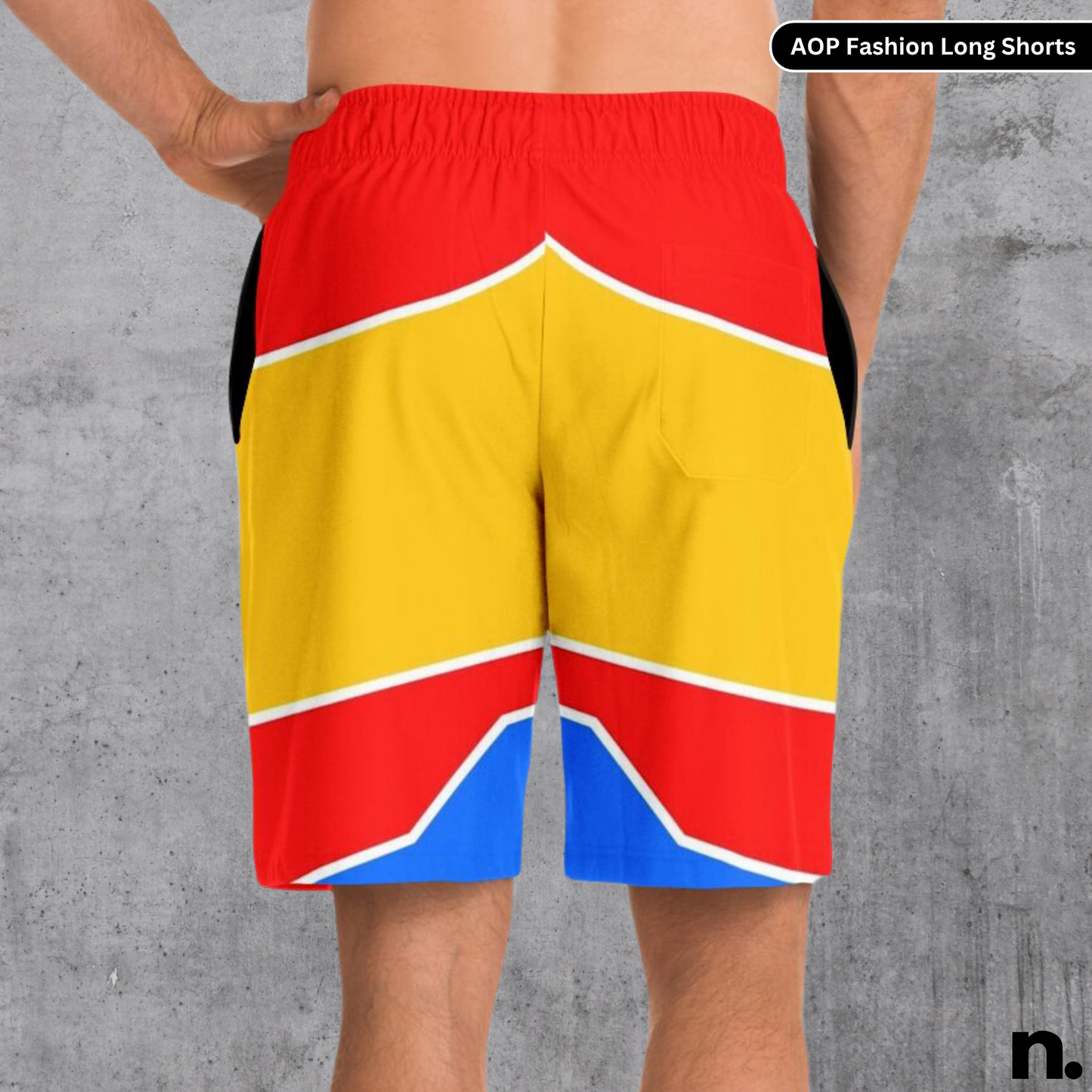 Hoonigan Retro Pattern Long Shorts