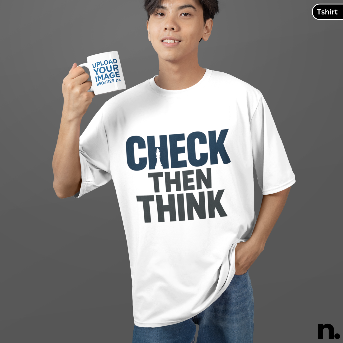 Check Then Think Chess Inspired Unisex Tee