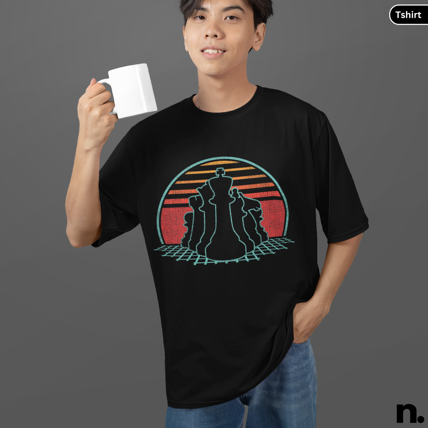Chess Pieces Minimalist Inspired Unisex Tee
