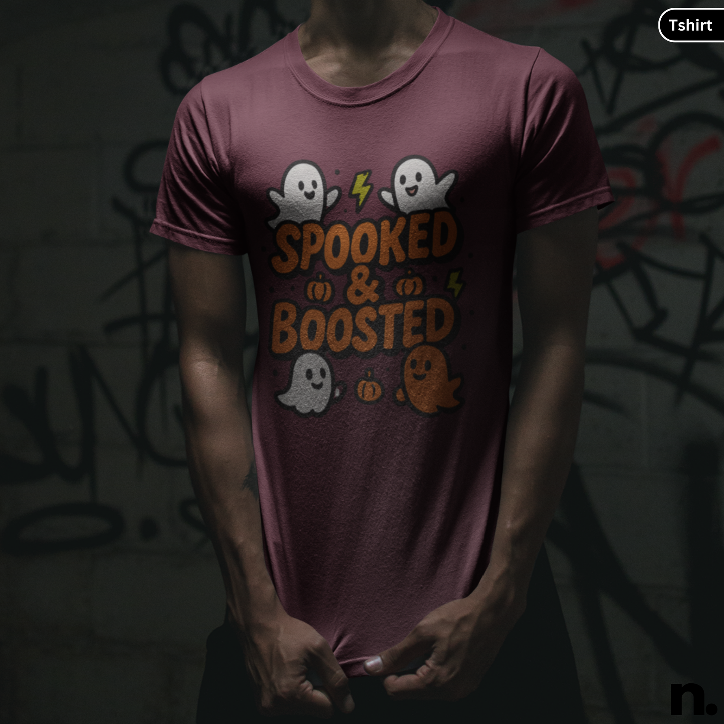Spooked & Boosted Unisex Halloween Tee