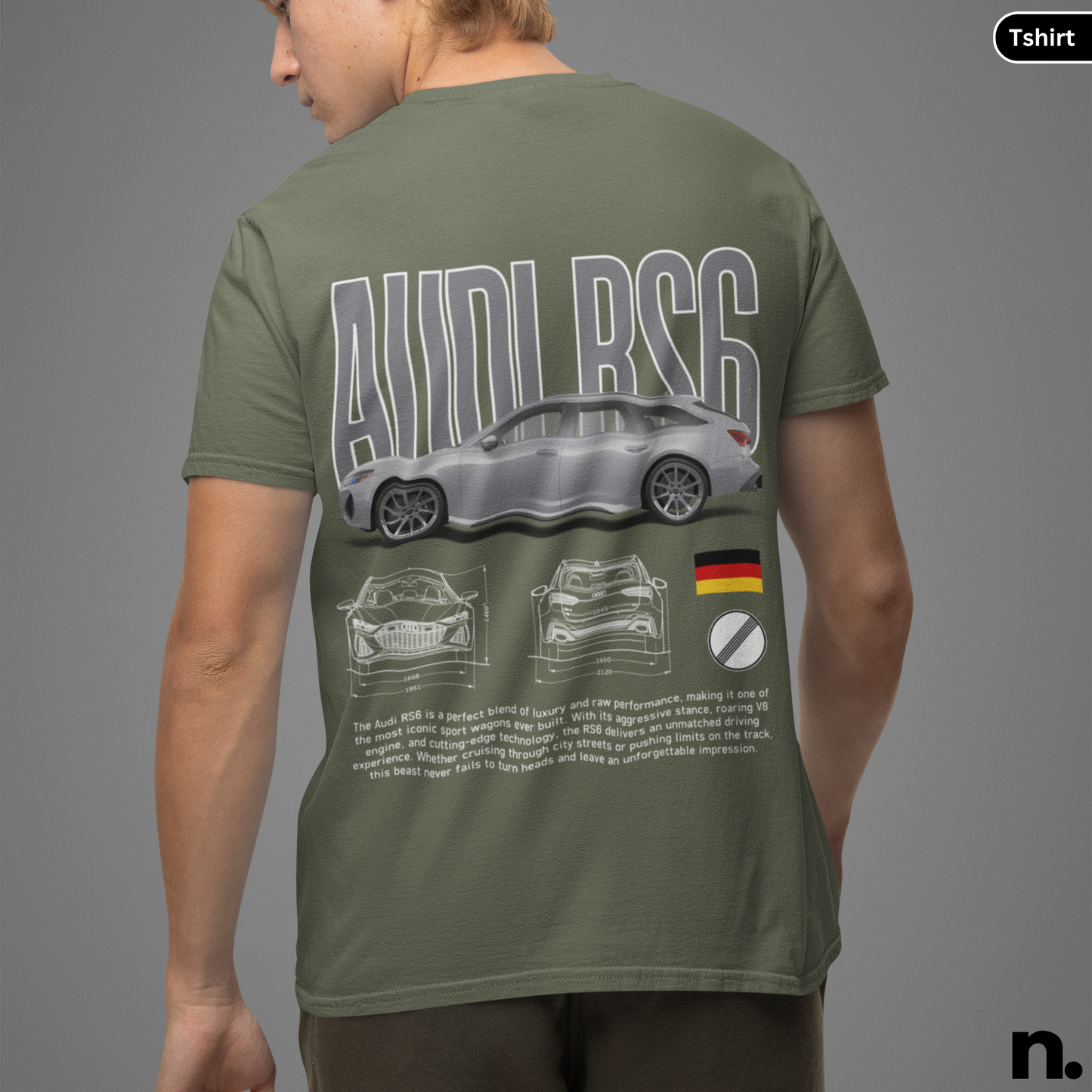 RS6 Poster Style T-shirt