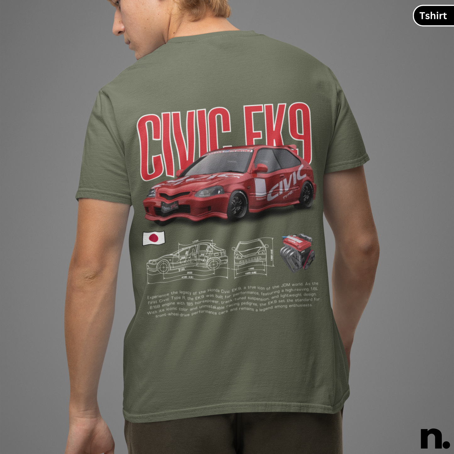 Ek9 Poster Style T-shirt