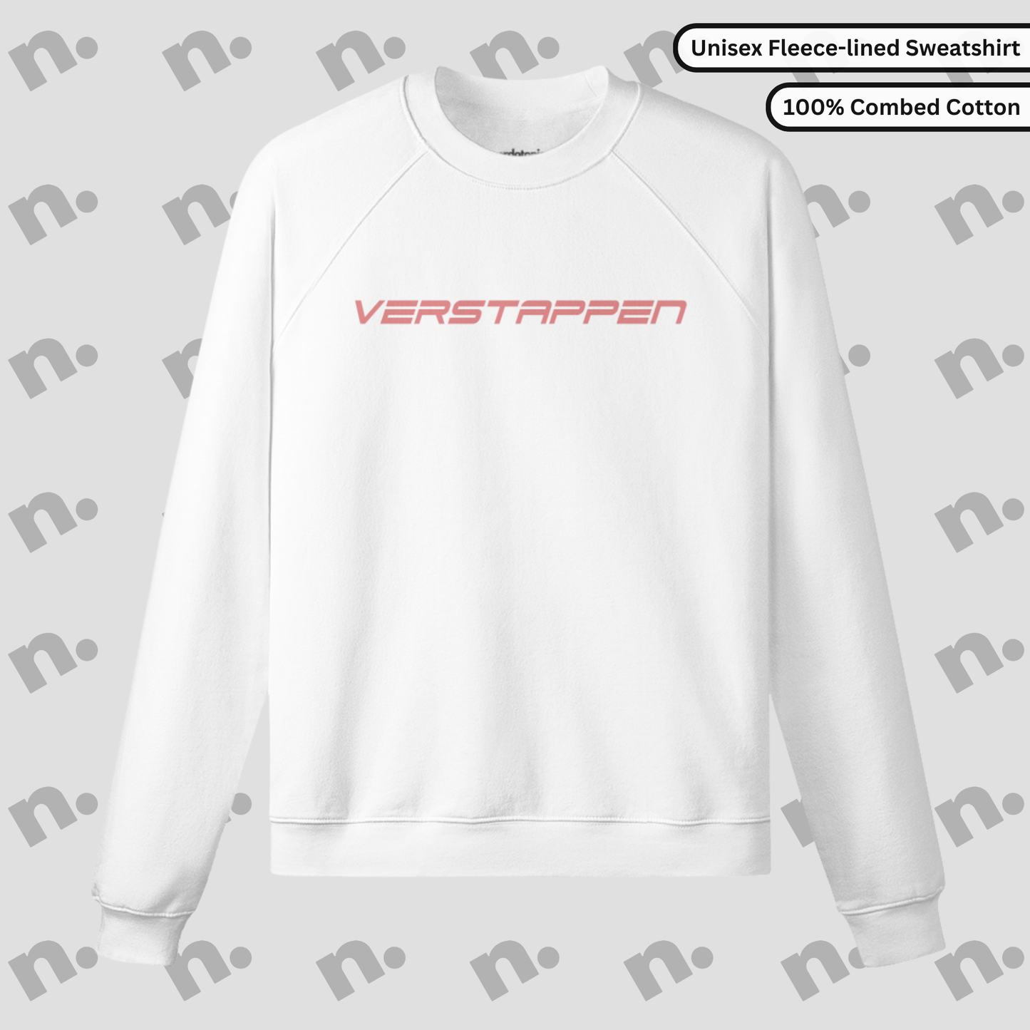 Max Verstappen Inspired Fleece-Lined Sweatshirt