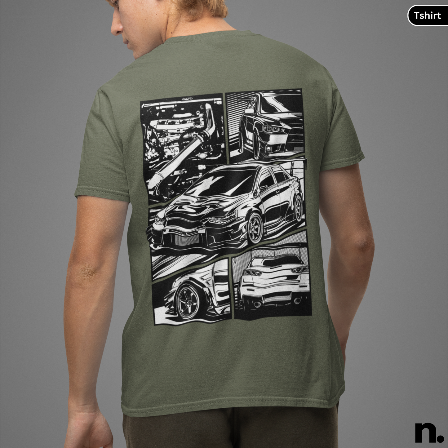 Evo X Illustration Poster Style Tee