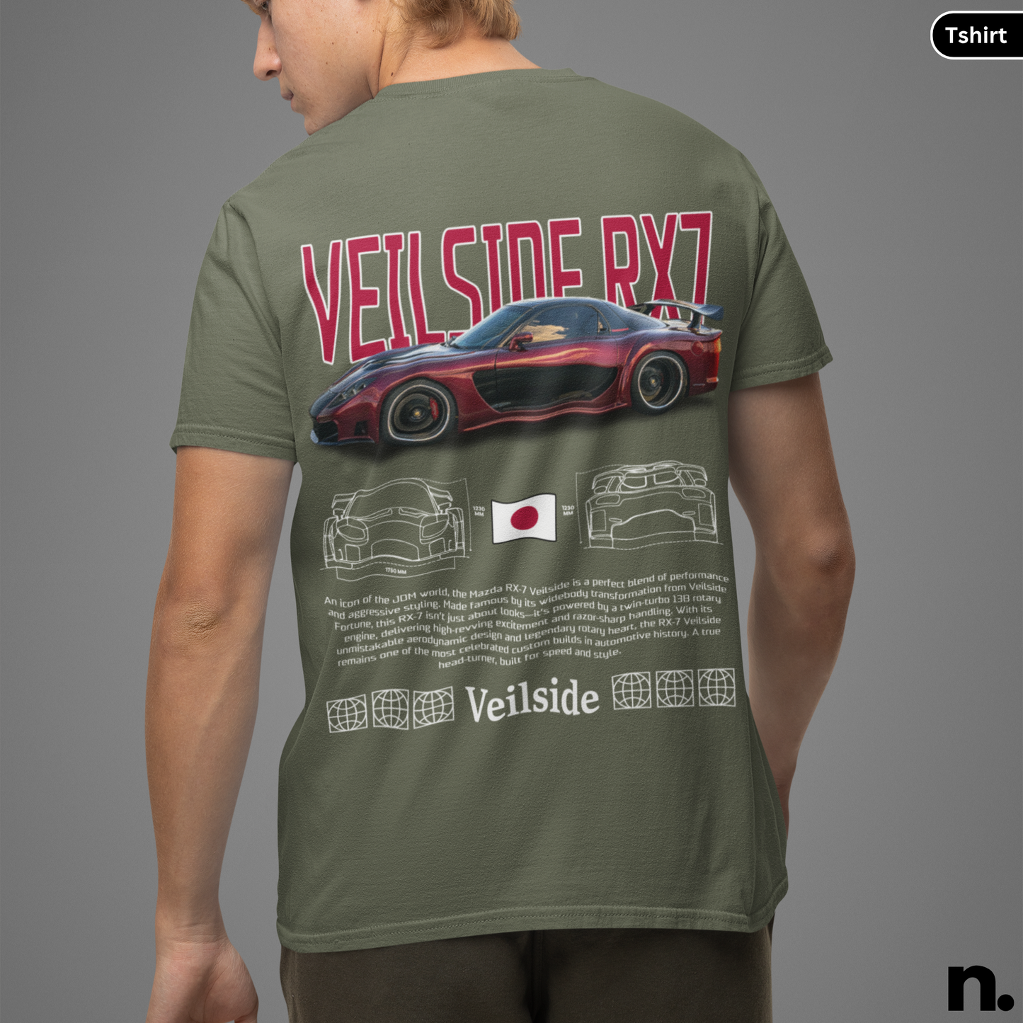 Veilside RX7 Poster Style T-Shirt