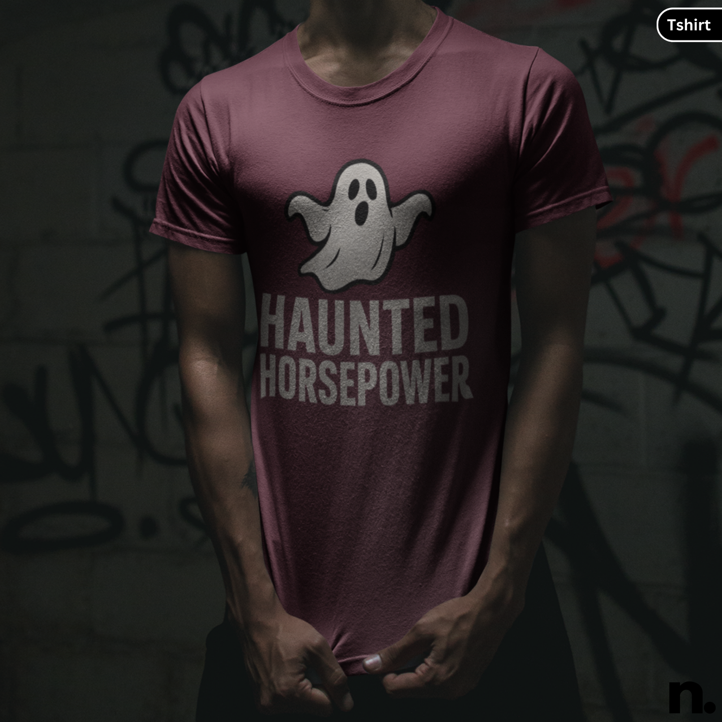 Haunted Horsepower V2 Unisex Halloween Tee