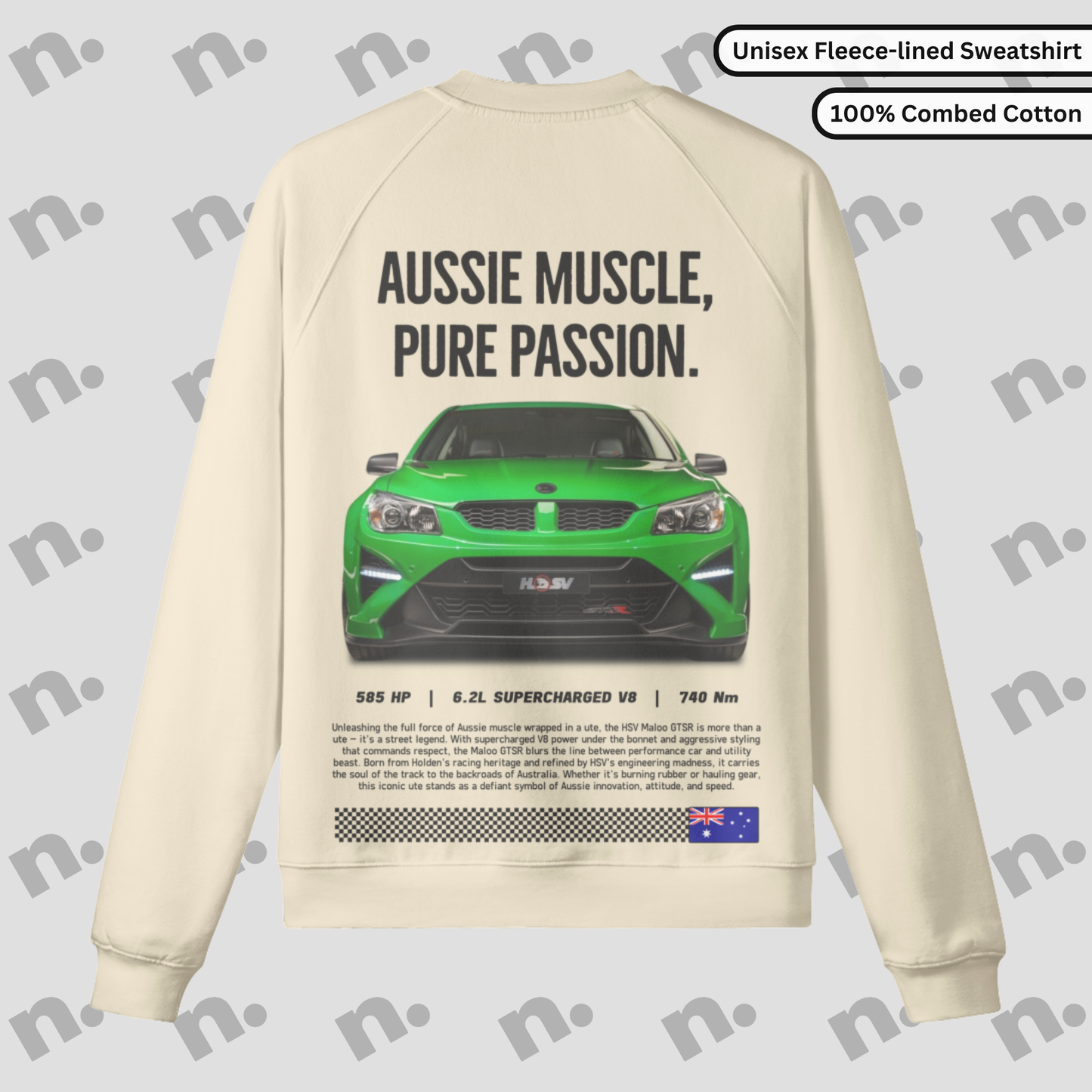 Aussie Muscle Fleece-lined Premium Sweatshirt