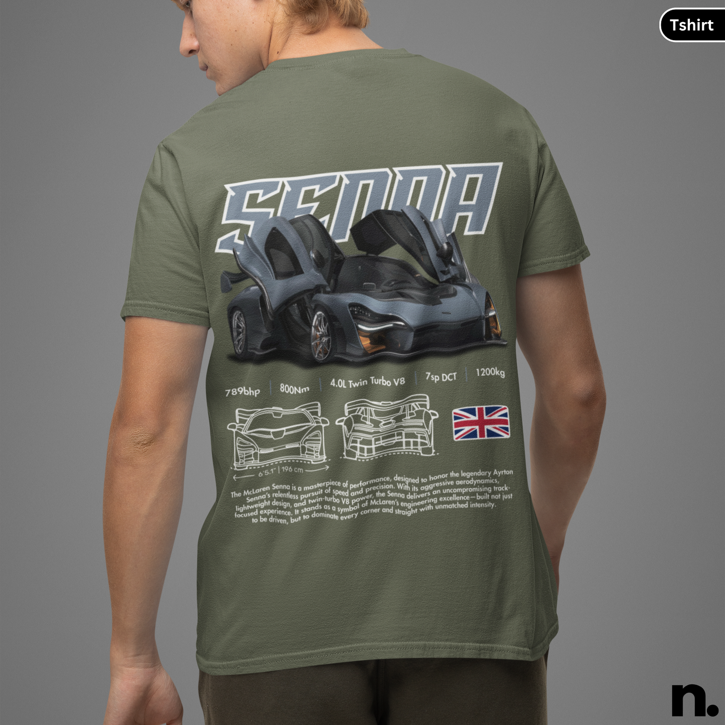 Senna Poster Style T-shirt