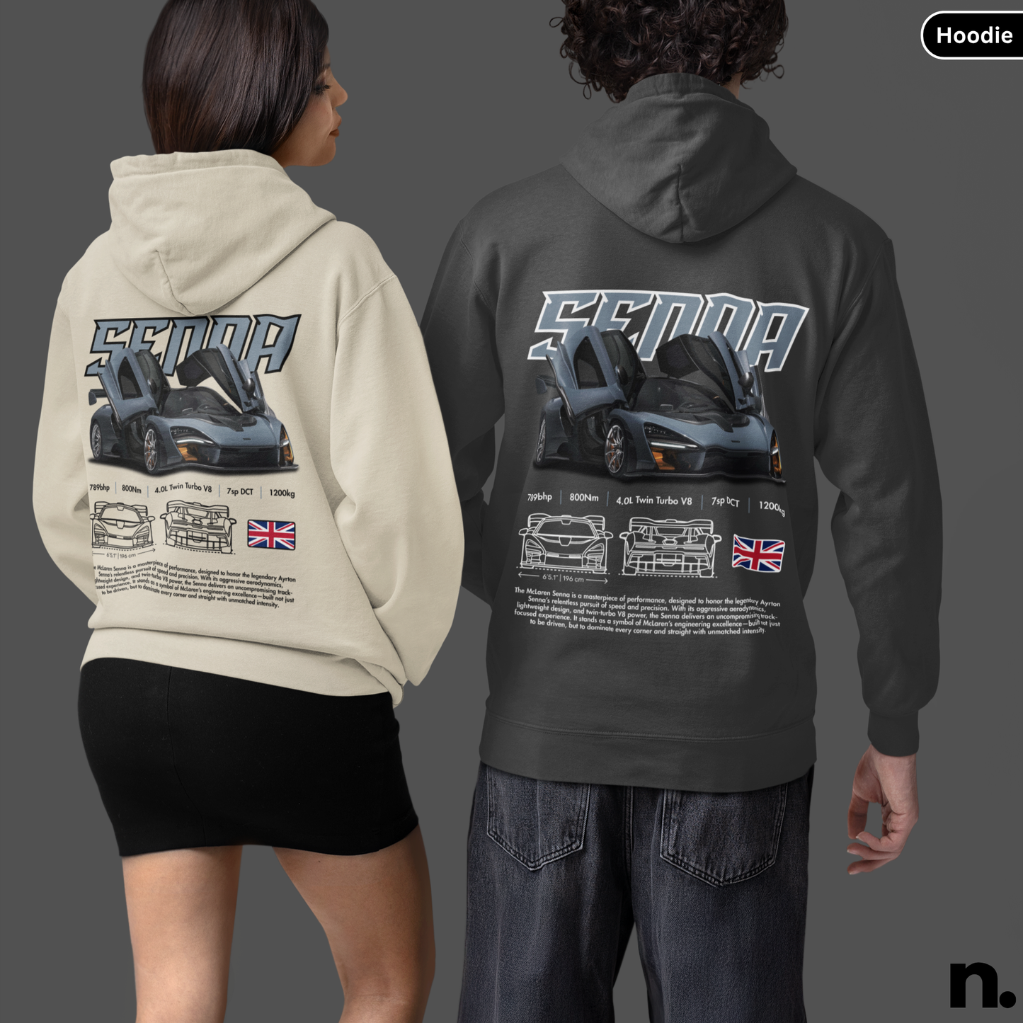 Senna Poster Style Unisex Hoodie