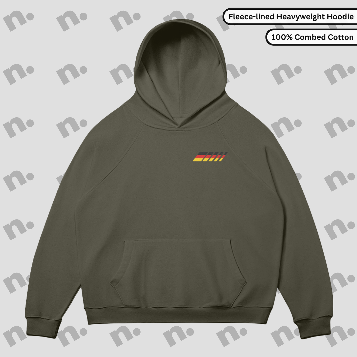 AMG-Born in Affalterbach fleece-lined hoodie – cozy and premium, with bold car-inspired design and warm inner lining for everyday wear.