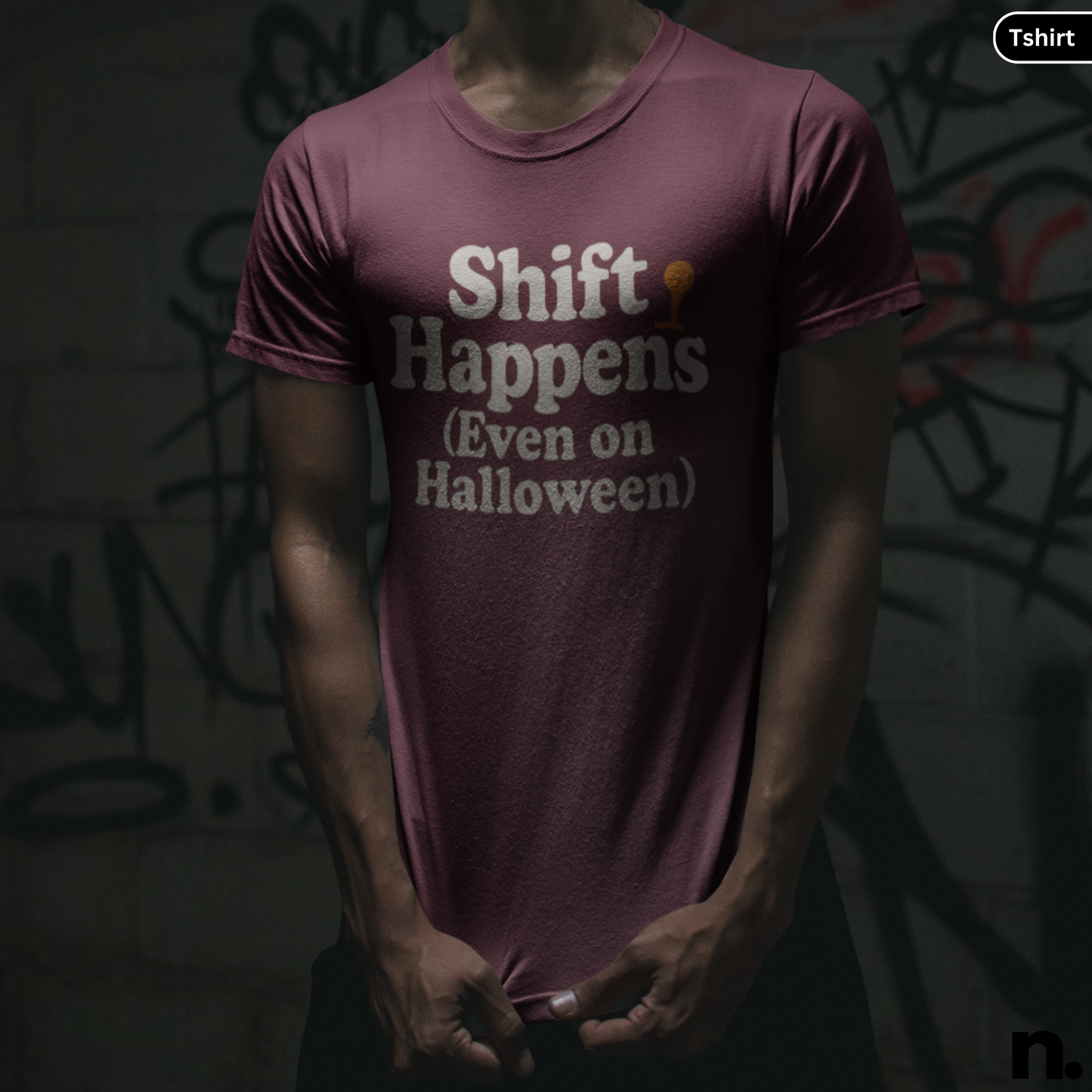 Shift Happens Unisex Halloween Tee