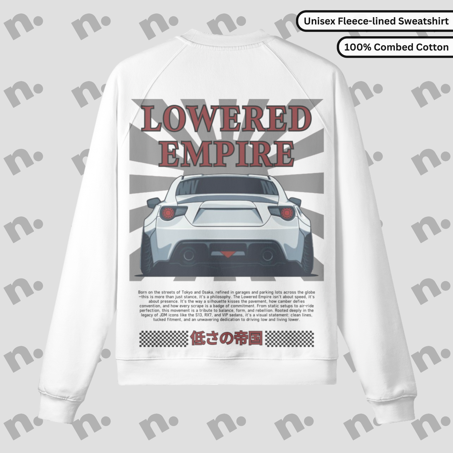 Lowered Empire – Fleece-lined Premium Sweatshirt