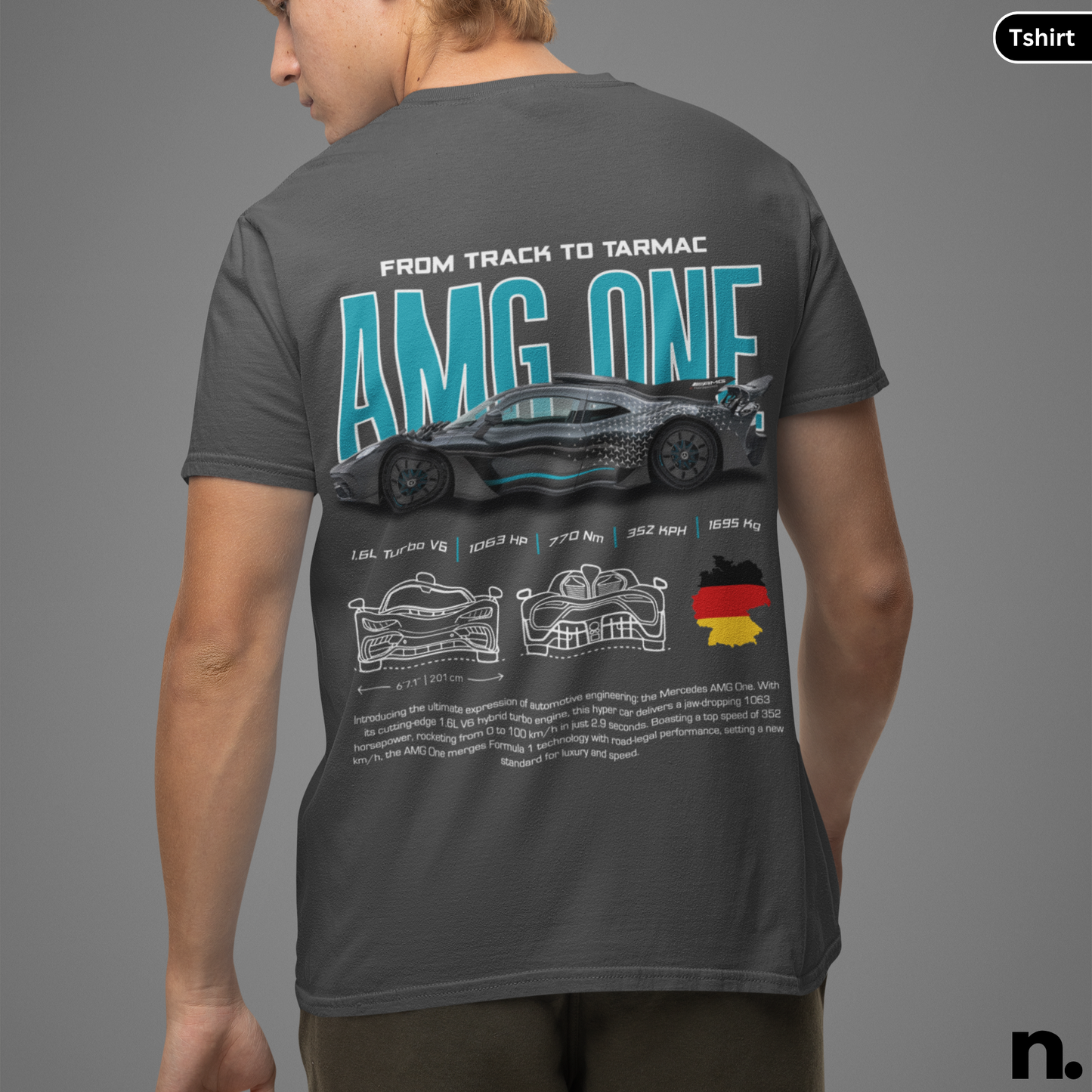AMG One Poster Style T-shirt