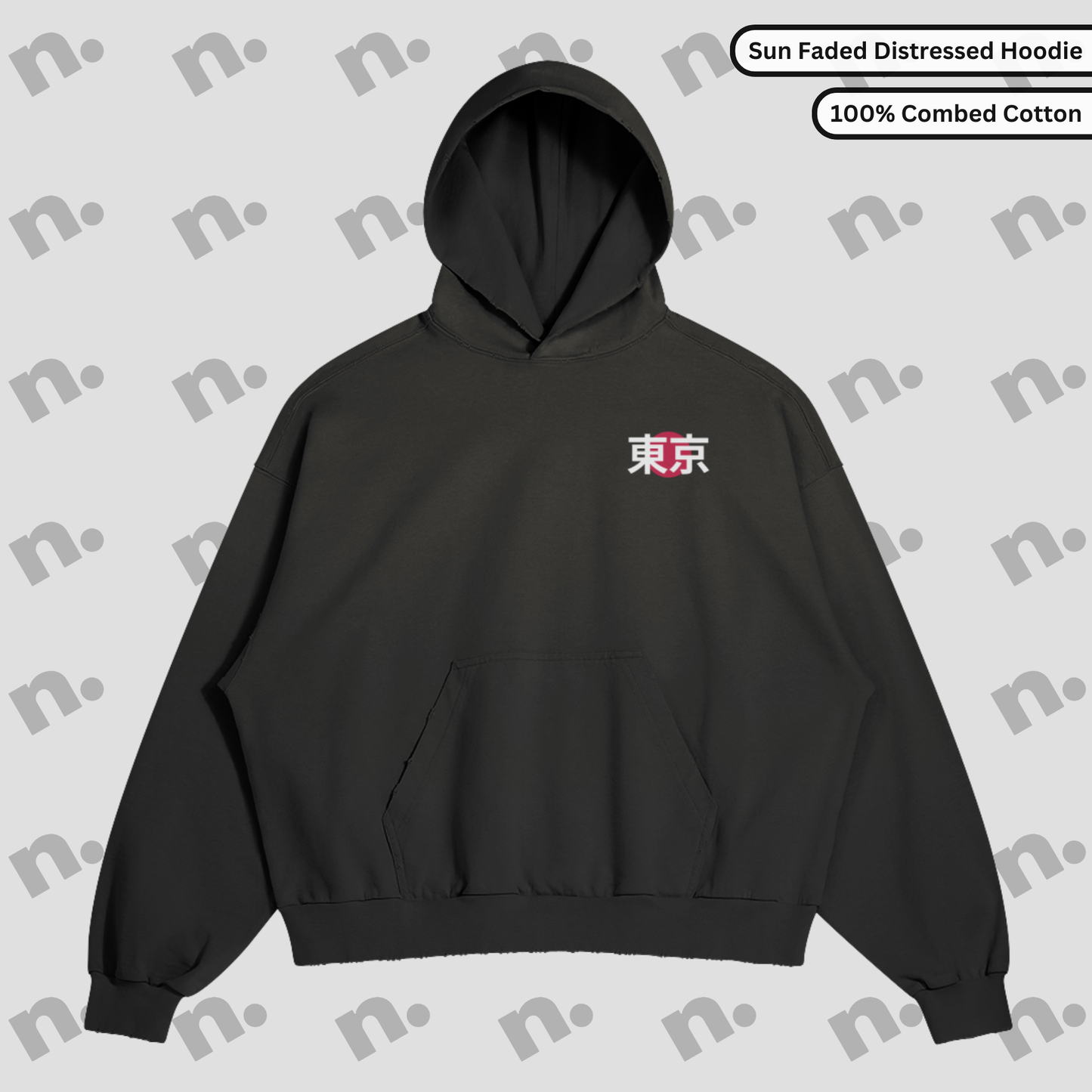 TOKYO’S MIDNIGHT MONSTER. – R33 Distressed Premium Hoodie