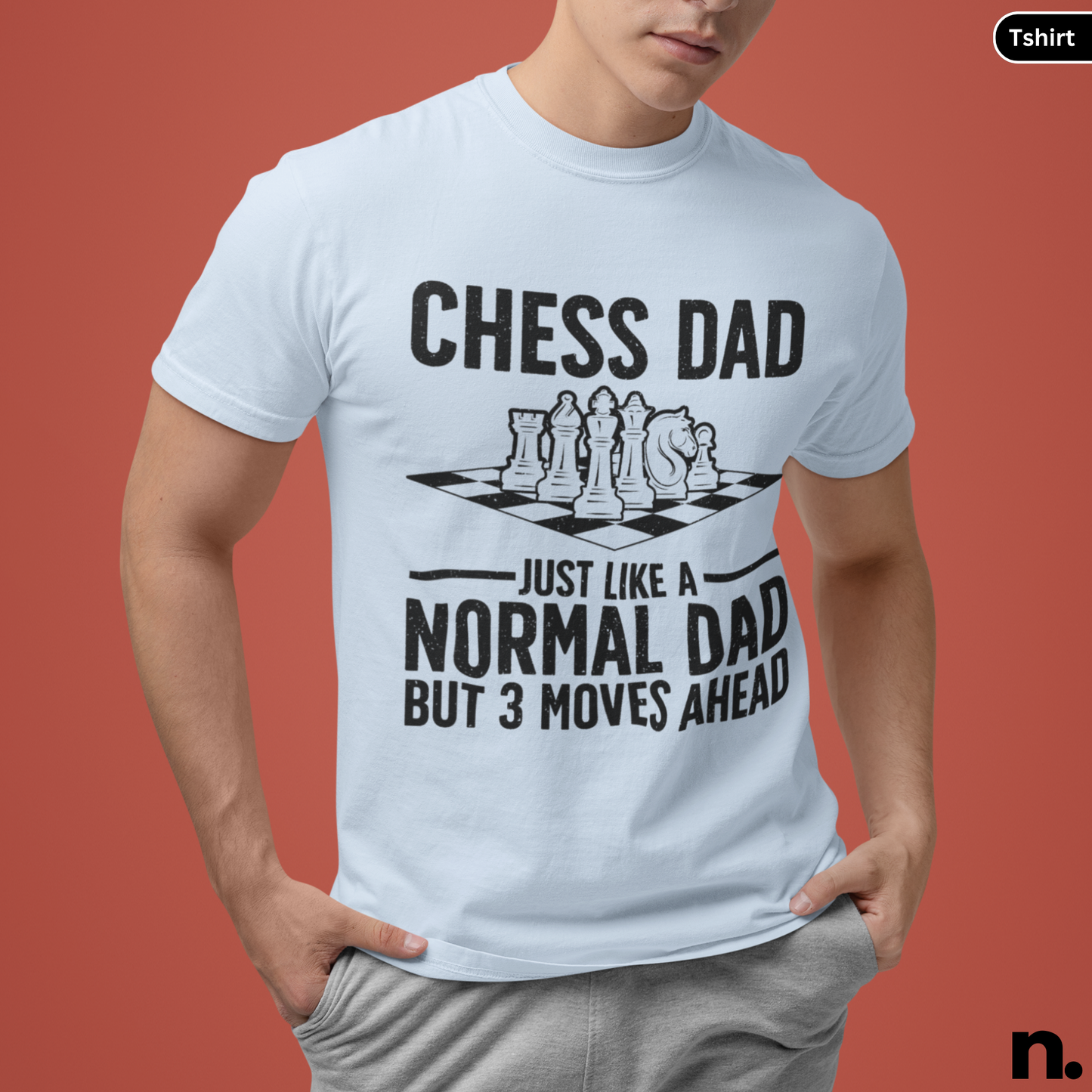 Chess Dad Motivational Unisex Tee