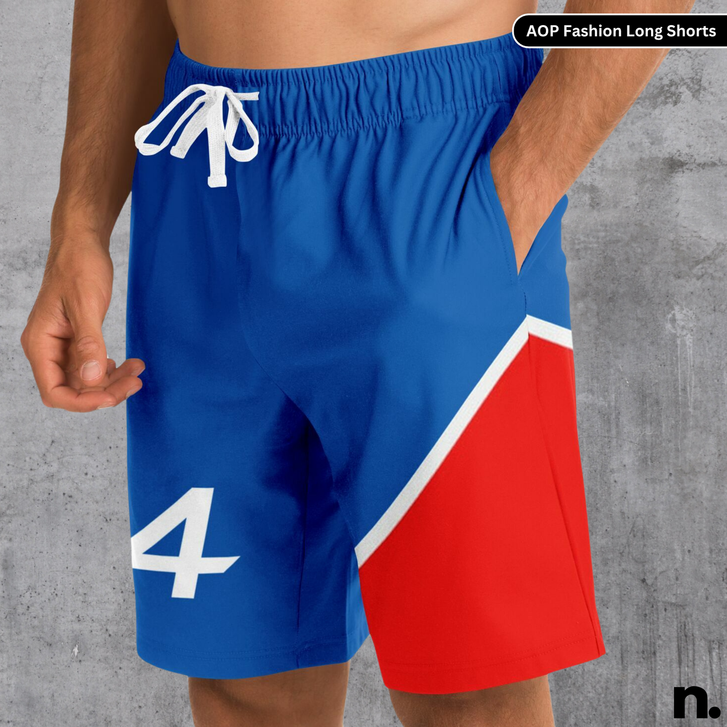 Alpine F1 Inspired Long Shorts