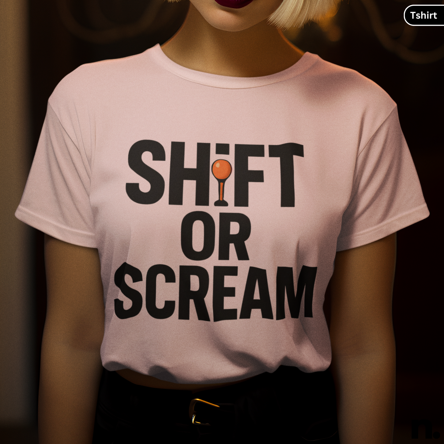 Shift or Scream Halloween Inspired Unisex Tee