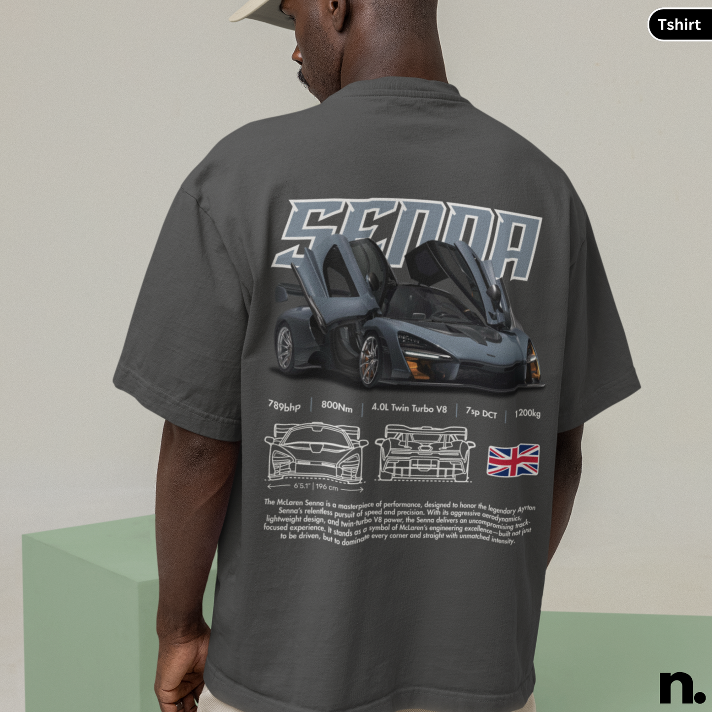 Senna Poster Style T-shirt
