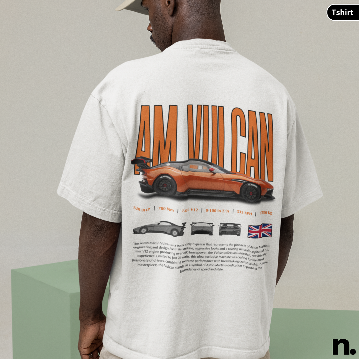 AM Vulcan Poster Style T-shirt