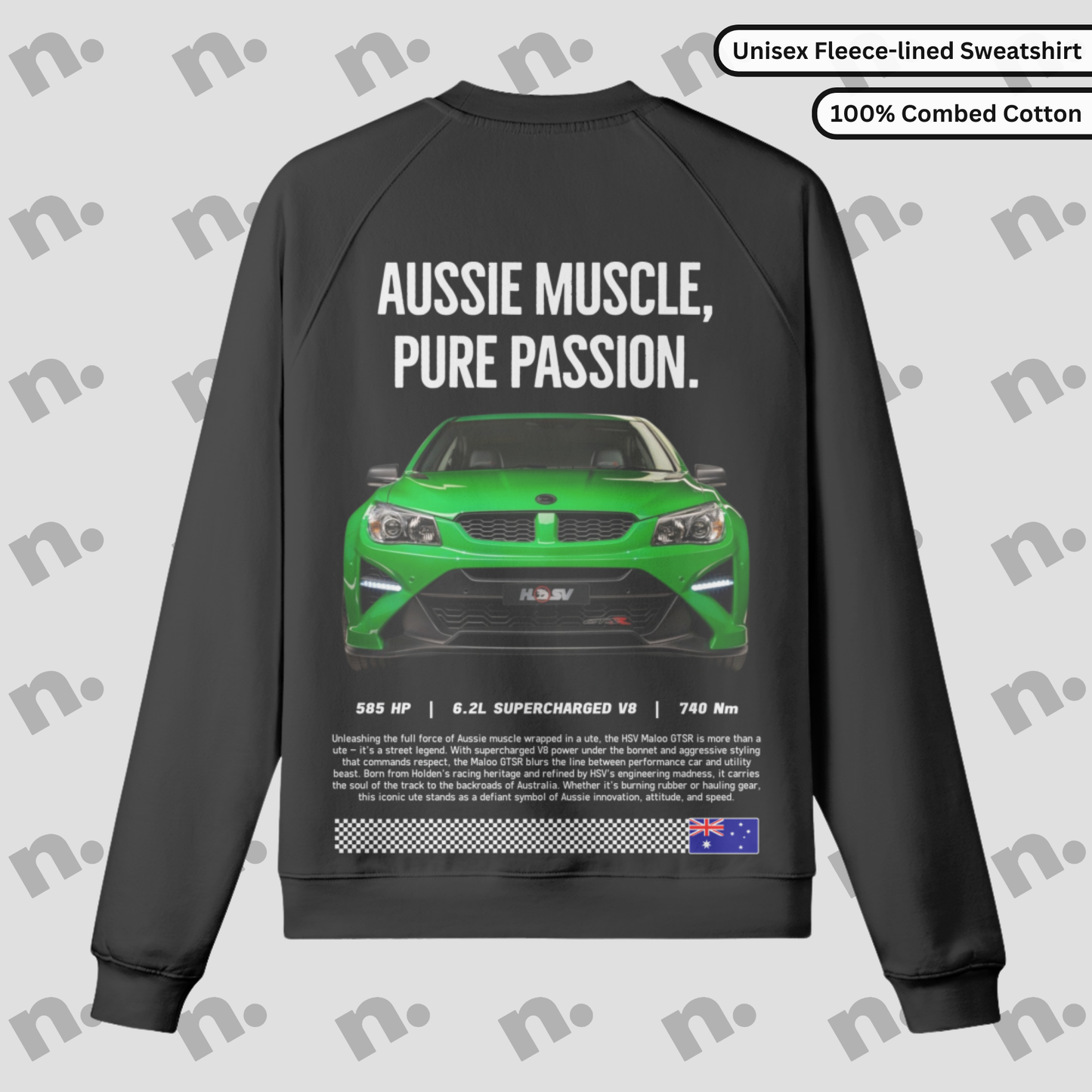 Aussie Muscle Fleece-lined Premium Sweatshirt