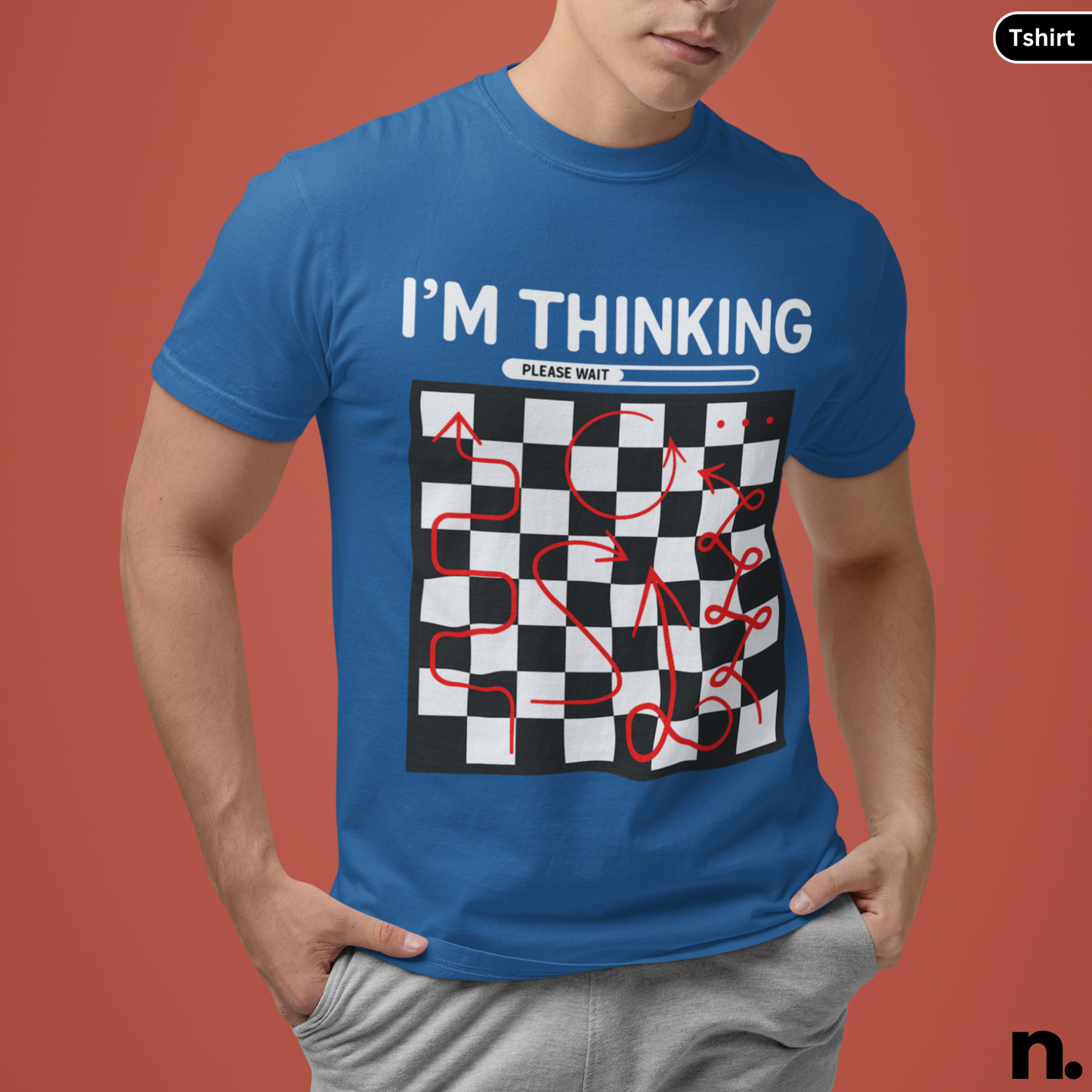 I'm Thinking Chess Funny Unisex Tee