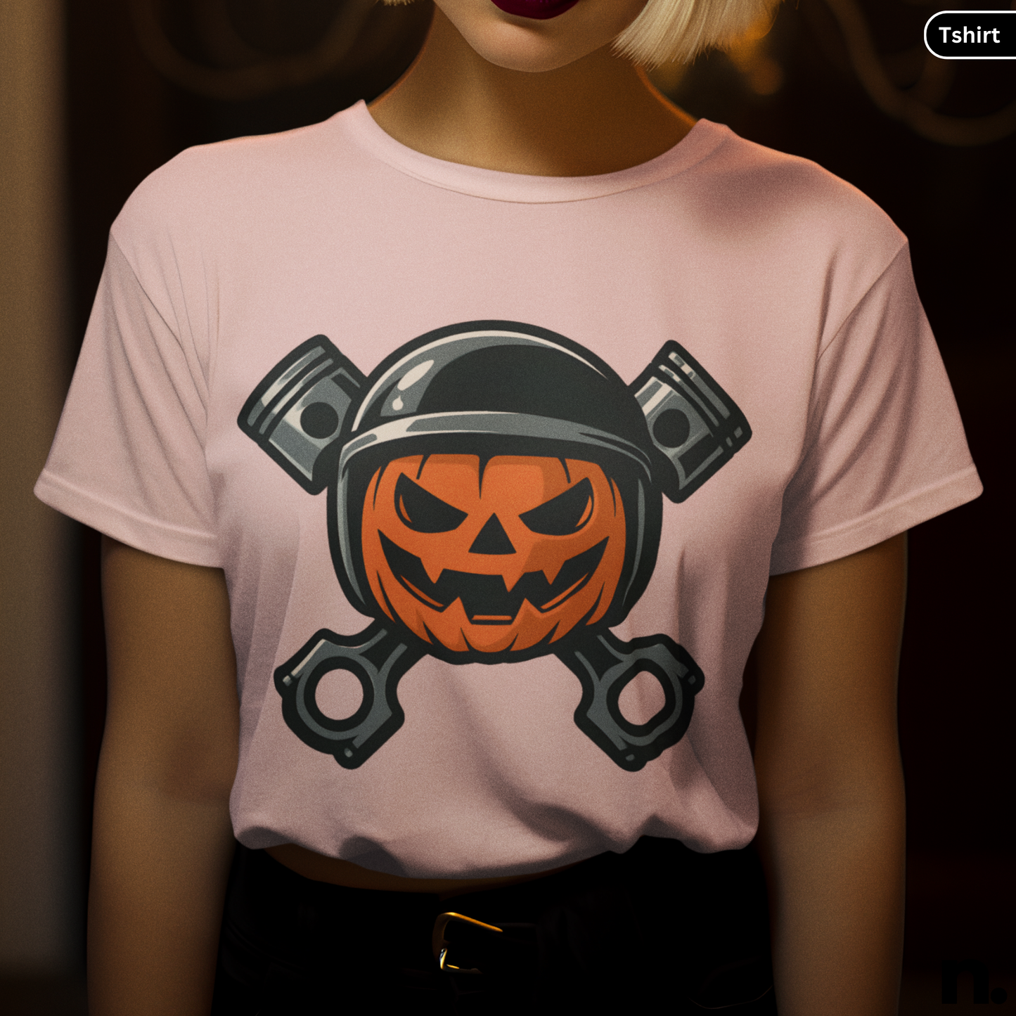 Pumpkin Piston Unisex Halloween Tee
