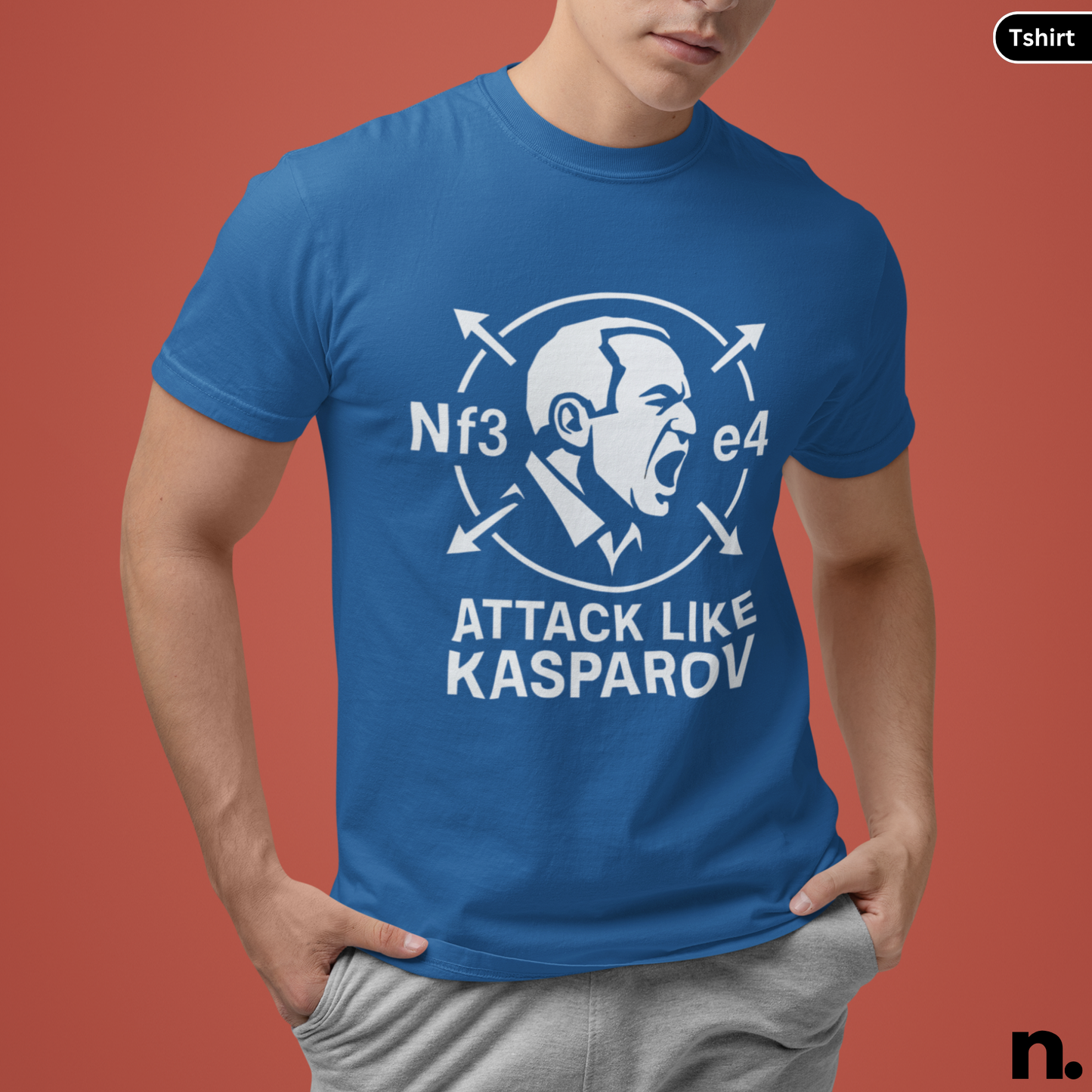 Kasparov Attack Chess Inspired Unisex Tee