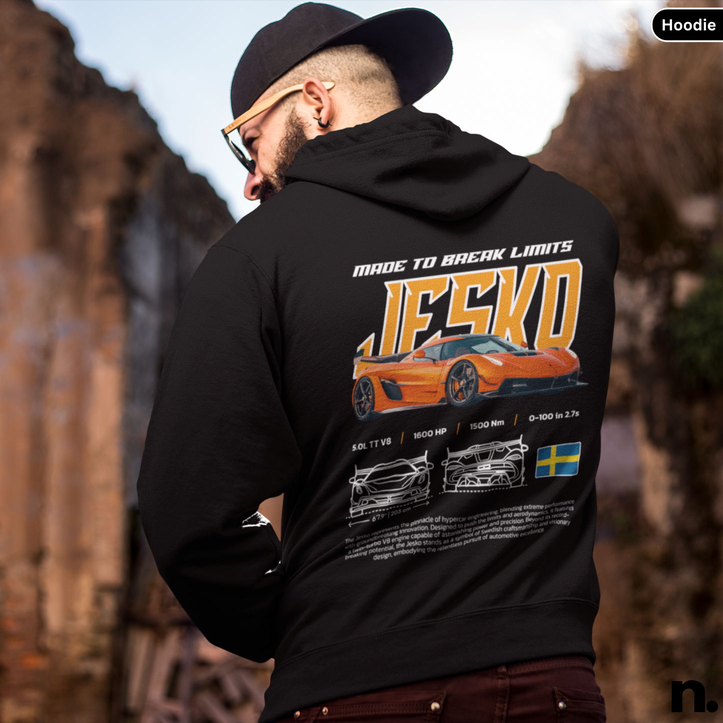 Jesko Poster Style Unisex Hoodie
