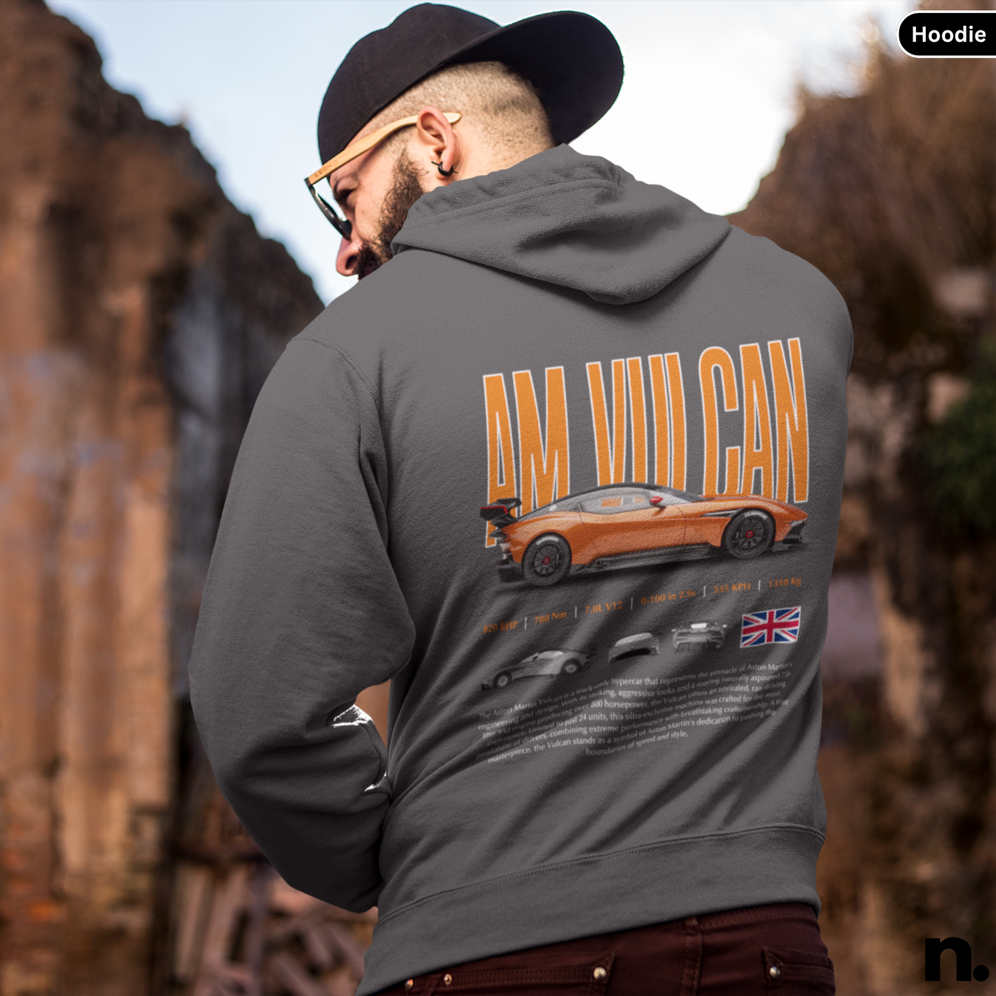 AM Vulcan Poster Style Unisex Hoodie