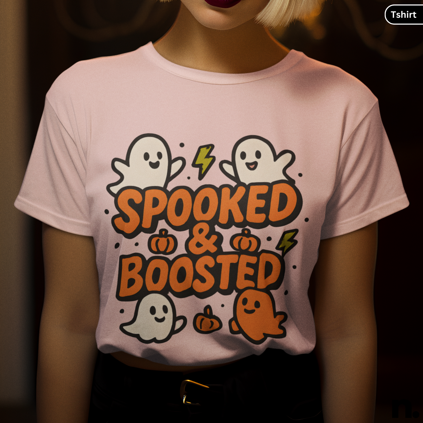 Spooked & Boosted Unisex Halloween Tee