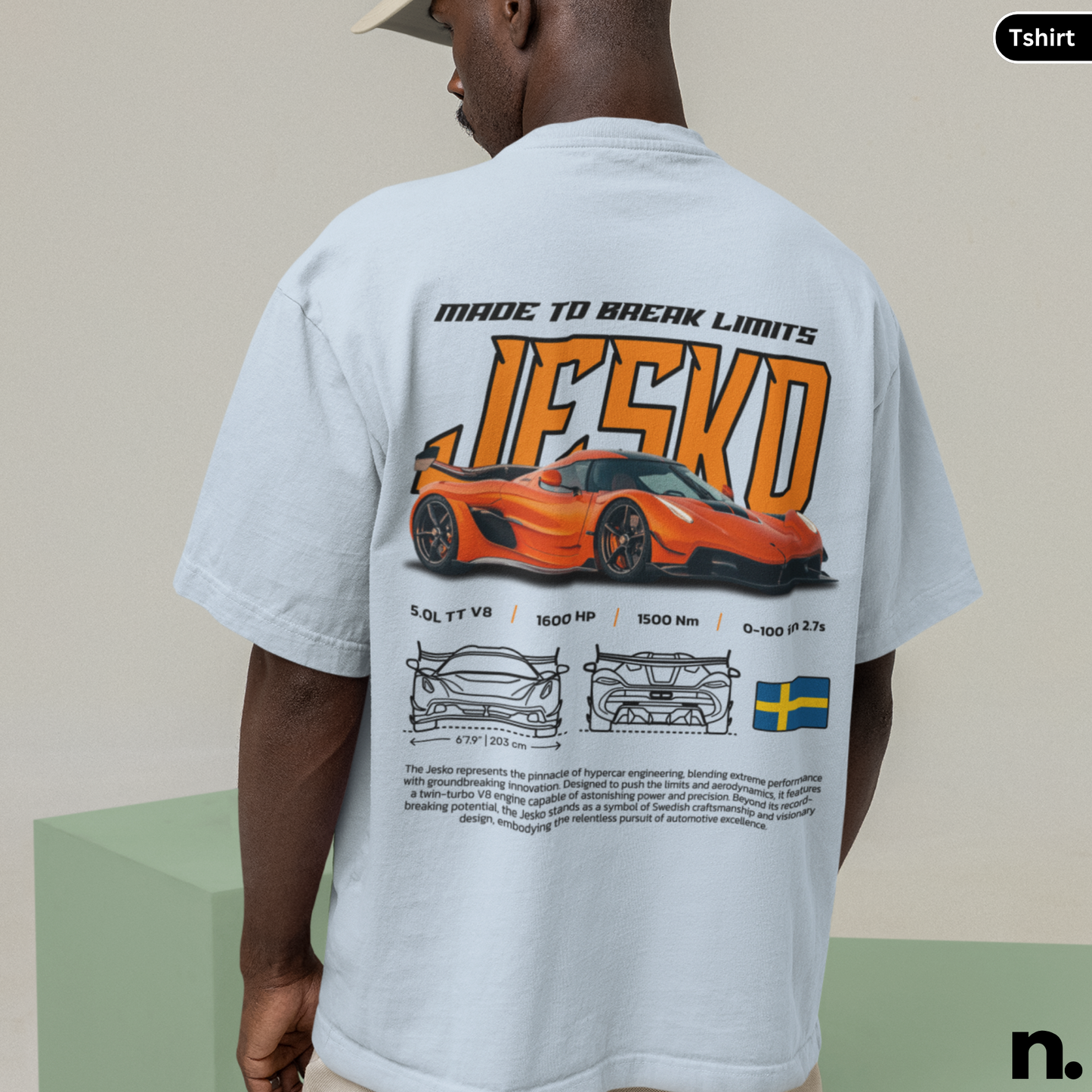 Jesko Poster Style T-shirt
