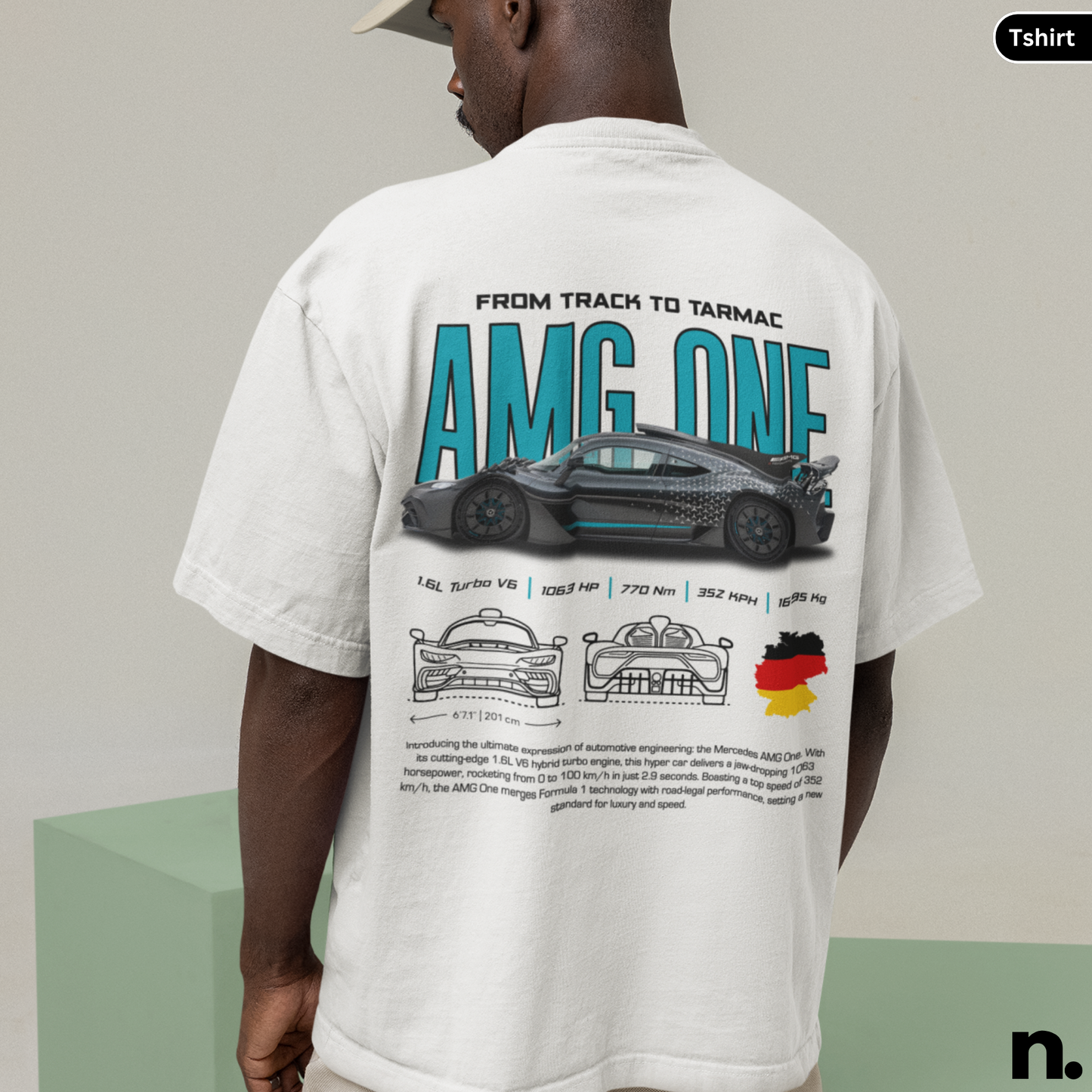 AMG One Poster Style T-shirt