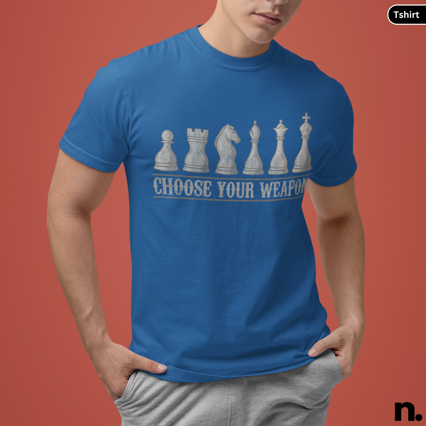 Choose Your Weapon Chess Inspired Unisex Tee