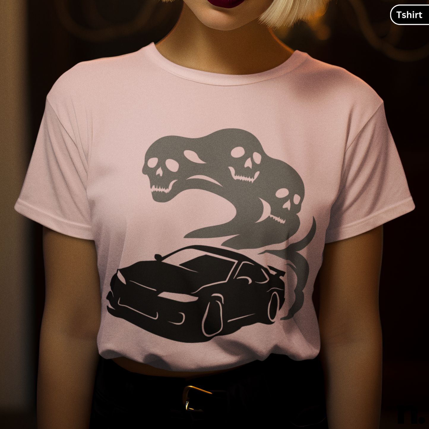 Haunted Car Halloween Inspired Unisex Tee