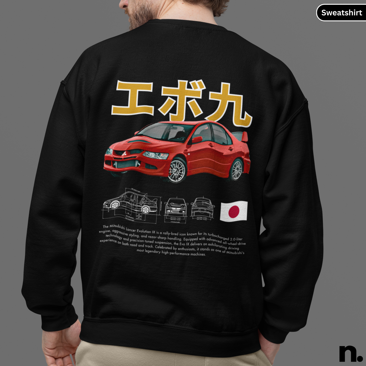 JDM Evo New Poster Style Sweatshirt