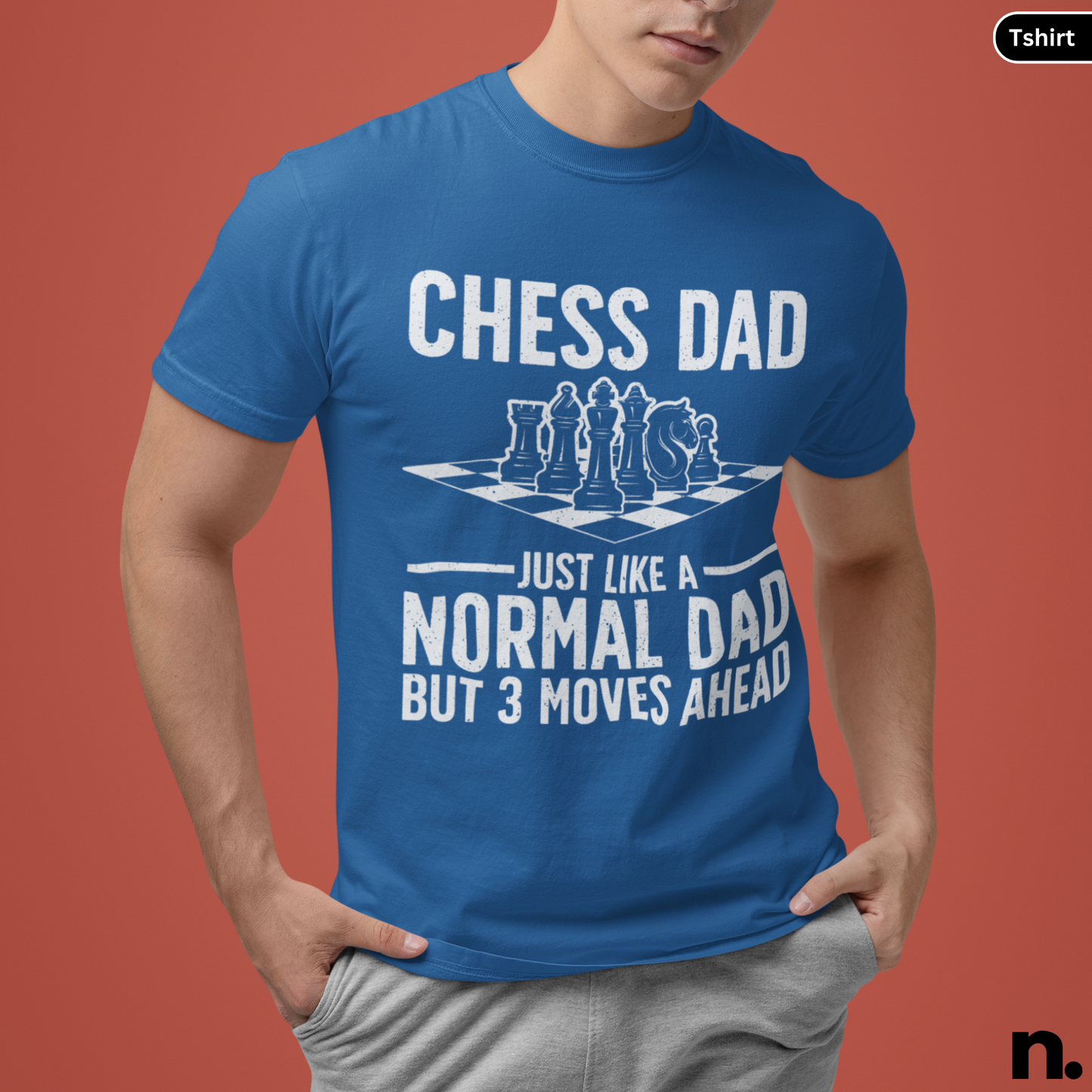 Chess Dad Motivational Unisex Tee