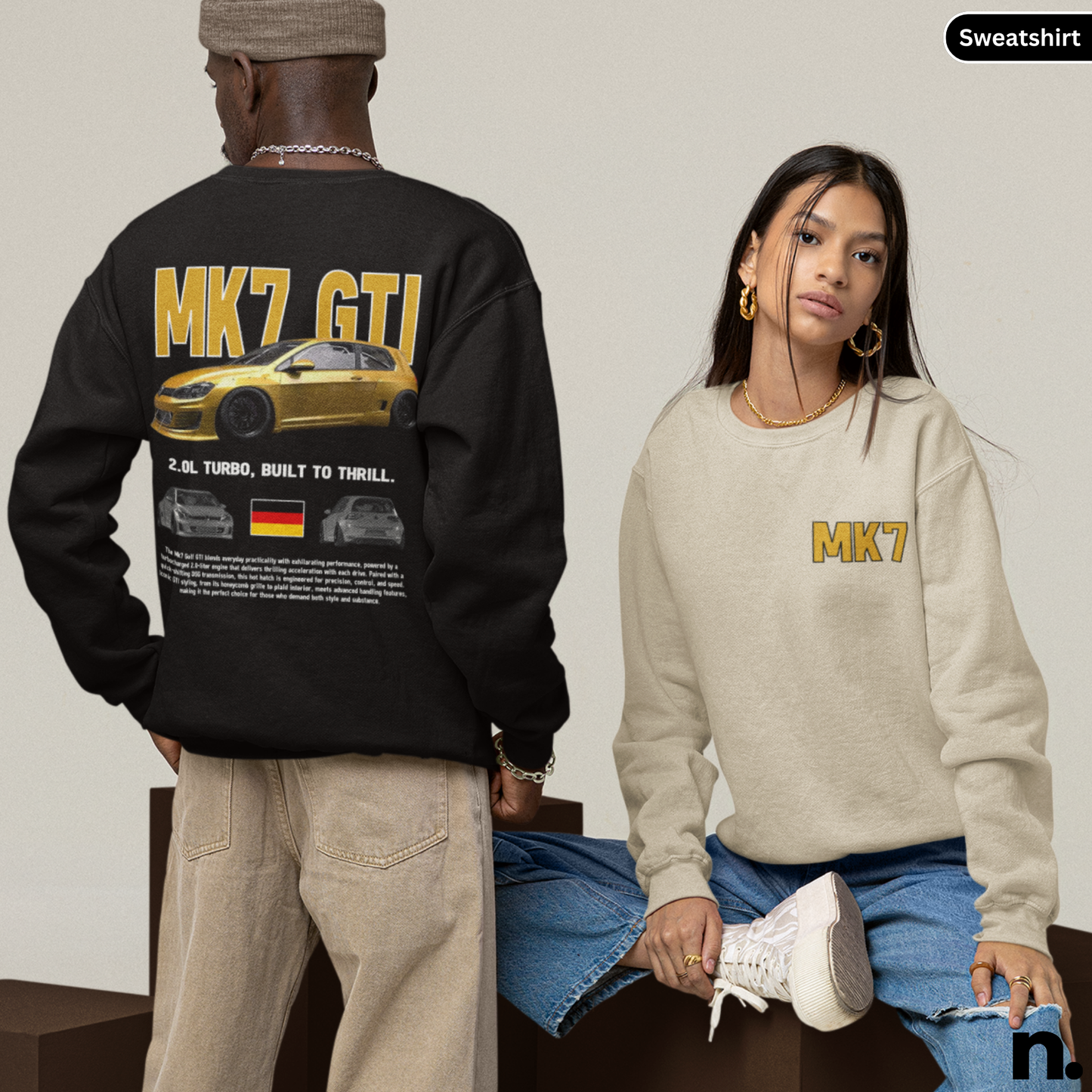 GTI MK7 Poster Style Unisex Sweatshirt