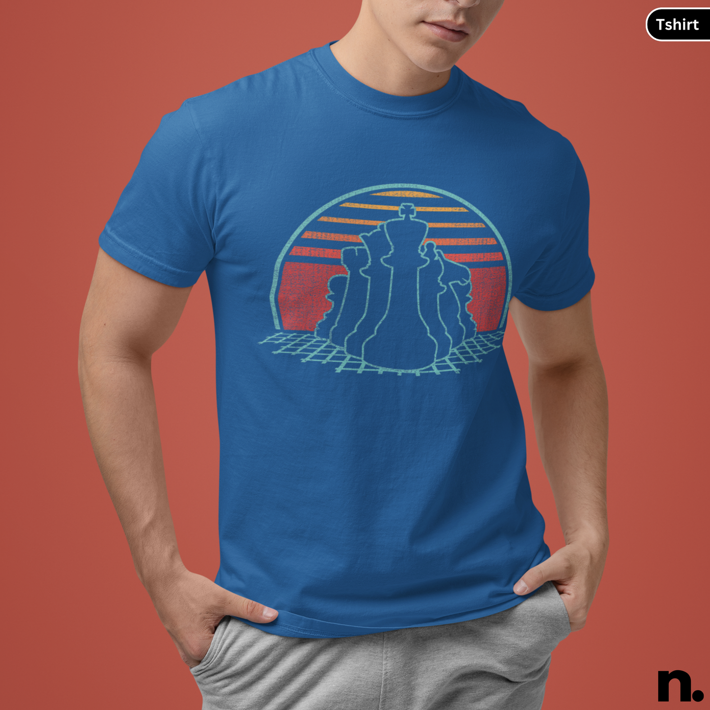 Chess Pieces Minimalist Inspired Unisex Tee