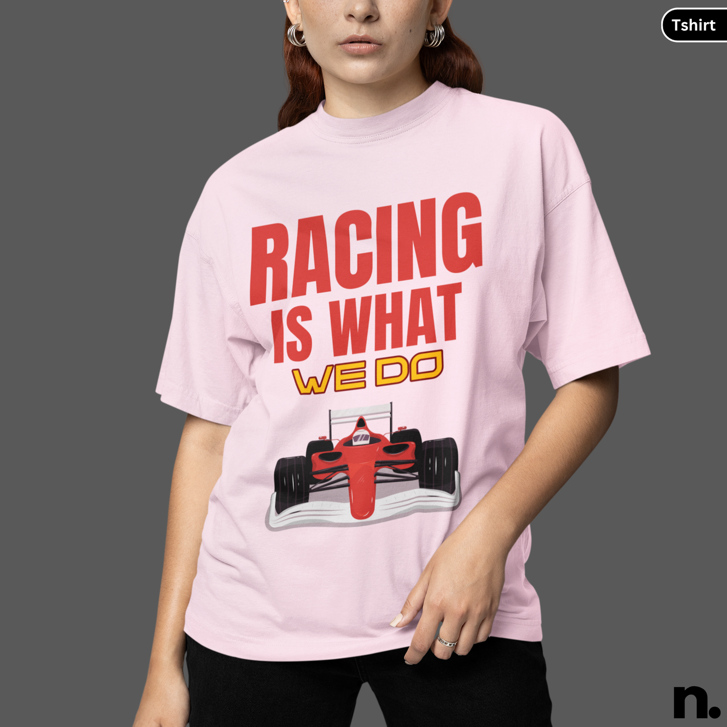 Racing Is What We Do Heavy Cotton Tee