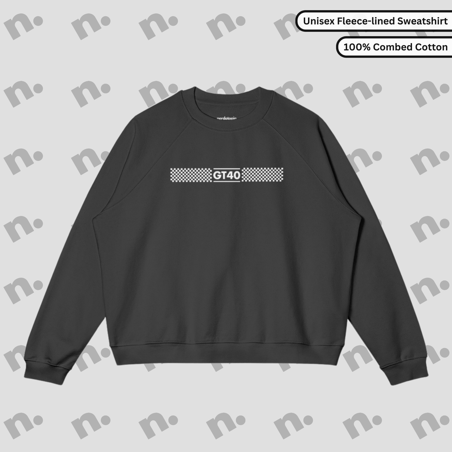 GT40 Inspired Fleece-lined Premium Sweatshirt