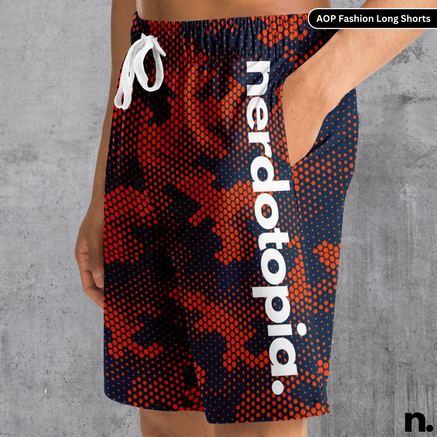 Nerdotopia Pixel Camo Long Shorts