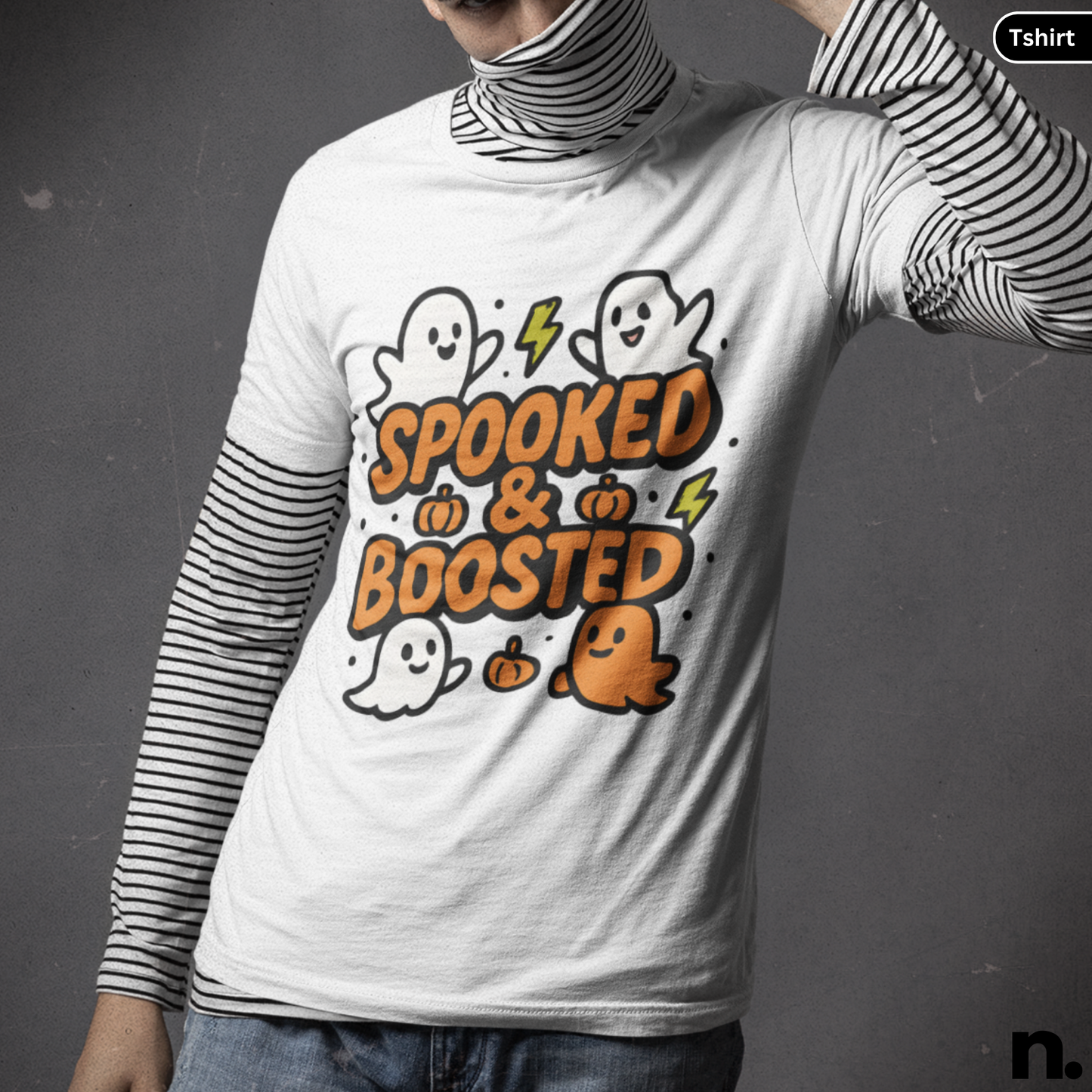 Spooked & Boosted Unisex Halloween Tee