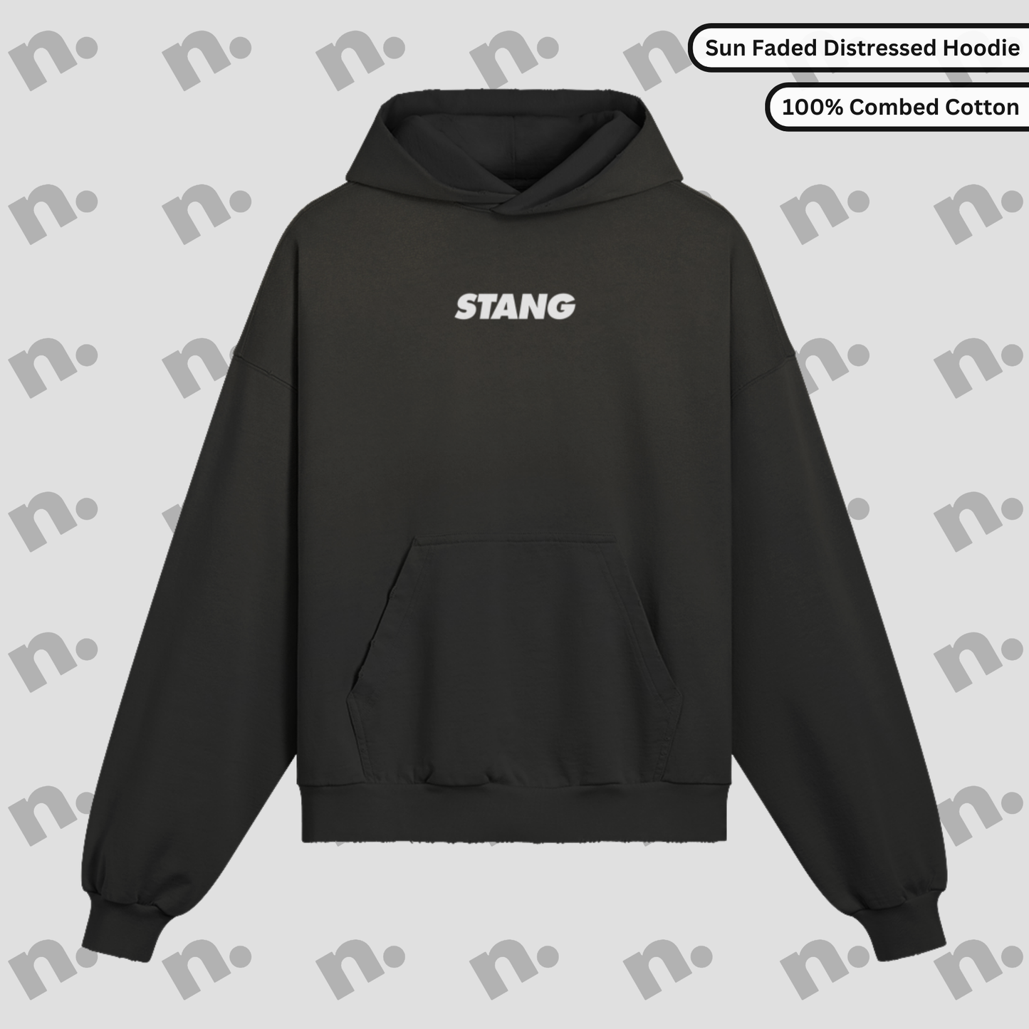 Old Soul Stang Distressed Premium Hoodie